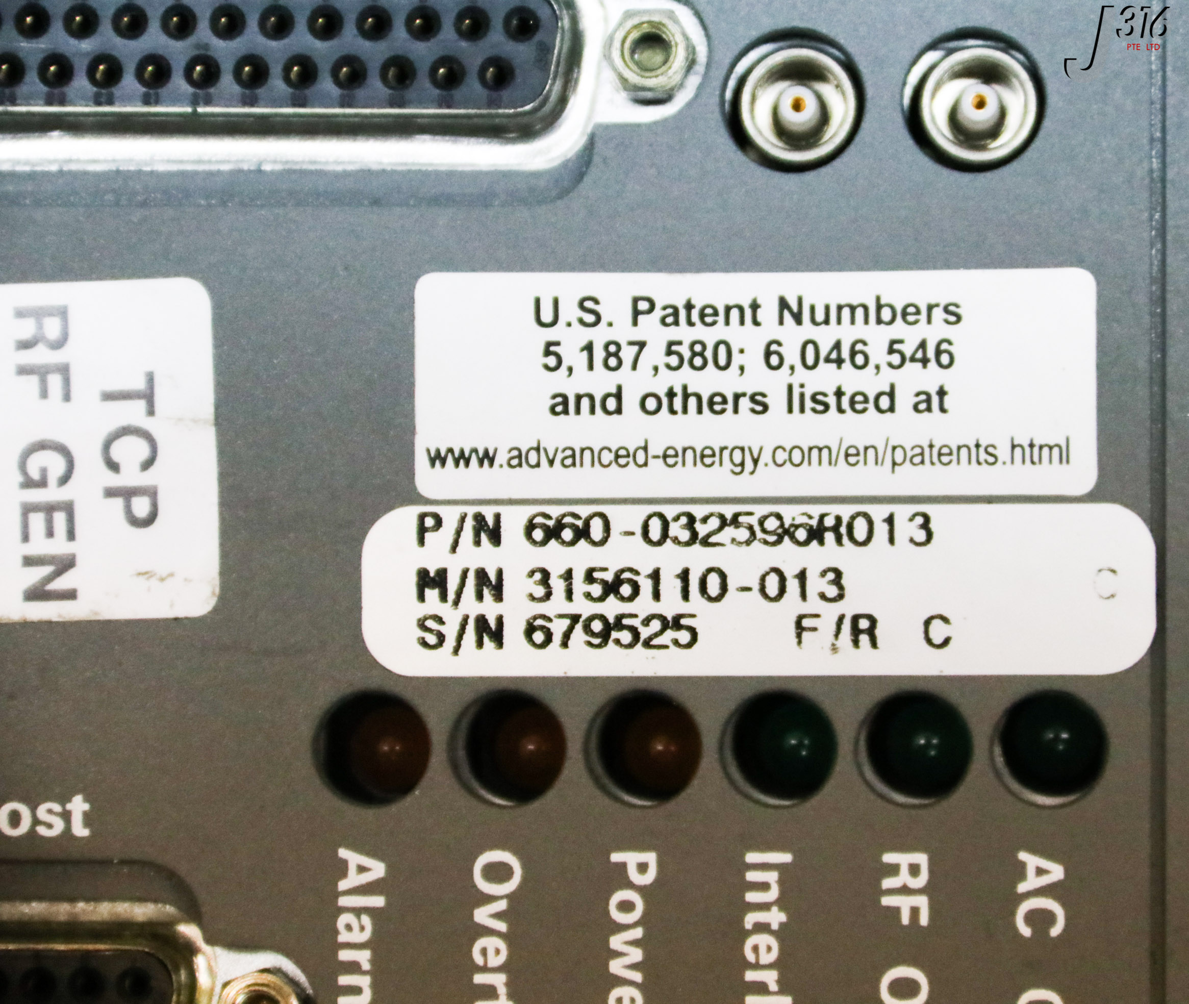マイ 32201 ADVANCED ENERGY APEX 1513 RF GENERATOR, 660-032596-013
